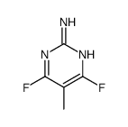 2-Pyrimidinamine, 4,6-difluoro-5-methyl- (9CI)结构式