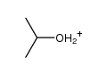 Isopropyl alcohol protonated Structure