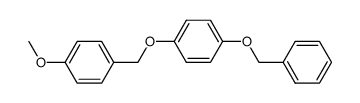 1-benzyloxy-4-(4-methoxybenzyloxy)benzene结构式