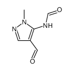 Formamide, N-(4-formyl-1-methyl-1H-pyrazol-5-yl)- (9CI)结构式