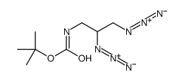 (2,3-Diazidopropyl)-carbamic Acid 1,1-Dimethylethyl Ester structure