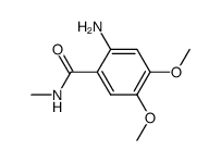 2-amino-4,5-dimethoxy-N-methylbenzamide Structure