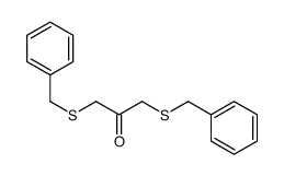 1,3-bis(benzylsulfanyl)propan-2-one Structure