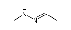 syn-Acetaldehyd-N-methylhydrazon结构式