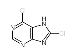 6,8-二氯-9H-嘌呤结构式