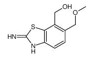 7-Benzothiazolemethanol,2-amino-6-(methoxymethyl)-(9CI) picture