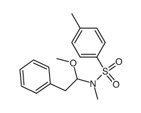 N-(1-methoxy-2-phenylethyl)-N-methyl-p-toluenesulfonamide Structure