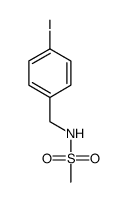 N-[(4-iodophenyl)methyl]methanesulfonamide结构式