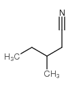 3-METHYLVALERONITRILE Structure