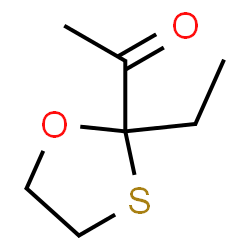 Ethanone, 1-(2-ethyl-1,3-oxathiolan-2-yl)- (9CI)结构式