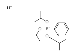 Lithium triisopropyl 2-pyridylborate Structure