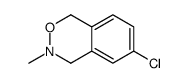 6-Chloro-3,4-dihydro-3-methyl-1H-2,3-benzoxazine结构式