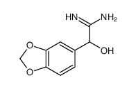 2-(1,3-Benzodioxol-5-yl)-2-hydroxyethanimidamide Structure