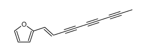 2-[(1E)-non-1-ene-3,5,7-triynyl]furan Structure