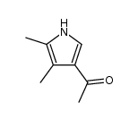 Ethanone, 1-(4,5-dimethyl-1H-pyrrol-3-yl)- (9CI) structure