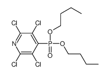 2,3,5,6-tetrachloro-4-dibutoxyphosphorylpyridine Structure
