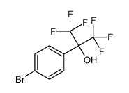 2-(4-bromophenyl)-1,1,1,3,3,3-hexafluoro-2-propanol structure