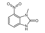 2H-Benzimidazol-2-one,1,3-dihydro-1-methyl-7-nitro-(9CI)结构式