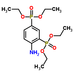 Tetraethyl (4-aminophenyl)-1,3-diphosphonate structure