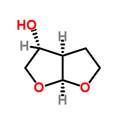 (3R,3aR,6aS)-Hexahydrofuro[2,3-b]furan-3-ol structure