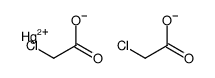 2-chloroacetate,mercury(2+)结构式