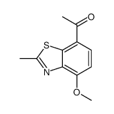 Ketone, 4-methoxy-2-methyl-7-benzothiazolyl methyl (8CI) Structure