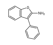 3-phenylbenzo[b]thiophen-2-ylamine Structure