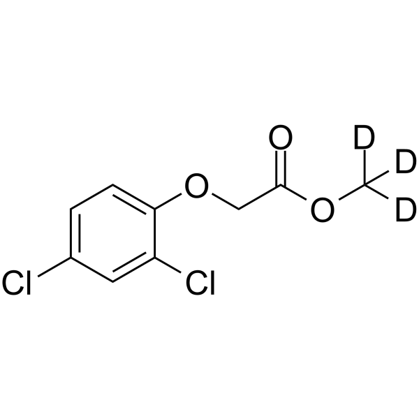 2,4-D methyl ester-d3结构式