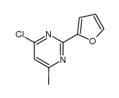 4-chloro-2-[2]furyl-6-methyl-pyrimidine结构式