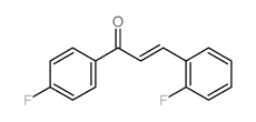 2-Propen-1-one,3-(2-fluorophenyl)-1-(4-fluorophenyl)-结构式