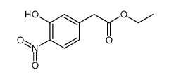 ethyl 2-(3-hydroxy-4-nitrophenyl)acetate Structure
