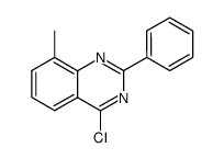 4-Chloro-8-Methyl-2-phenylquinazoline结构式