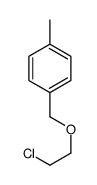 1-(2-chloroethoxymethyl)-4-methylbenzene结构式