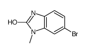 6-溴-1-甲基-1H-苯并[d]咪唑-2(3H)-酮结构式