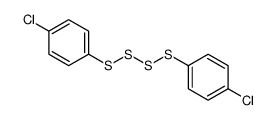 1-chloro-4-[(4-chlorophenyl)tetrasulfanyl]benzene结构式