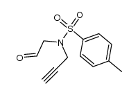 4-methyl-N-(2-oxoethyl)-N-(prop-2-yn-1-yl)benzenesulfonamide结构式