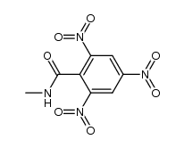 N-methyl-2,4,6-trinitrobenzamide结构式