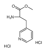 Methyl 3-(3-pyridinyl)-L-alaninate dihydrochloride结构式