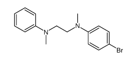 N-(p-Bromophenyl)-N,N'-dimethyl-N'-phenylethylenediamine结构式