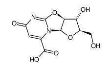 2,2'-Anhydro-1-(beta-Arabinofuranosyl)Orotic Acid Structure