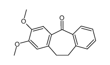 10,11-DIHYDRO-2,3-DIMETHOXY-5H-DIBENZO-(A,D)CYCLOHEPTEN-5-ONE Structure