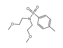 N,N-bis(2-methoxyethyl)-p-toluenesulfonamide Structure