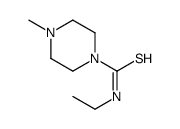 1-Piperazinecarbothioamide,N-ethyl-4-methyl-(9CI) structure