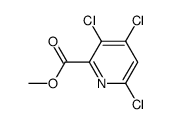 Methyl 3,4,6-trichloropicolinate结构式