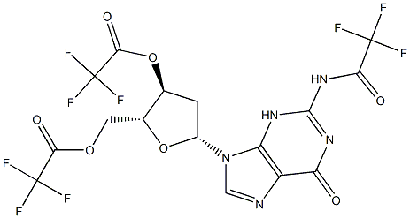 3'-O,5'-O-Bis(trifluoroacetyl)-2'-deoxy-N-(trifluoroacetyl)guanosine picture