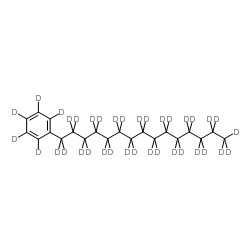 (2H31)Pentadecyl(2H5)benzene Structure