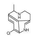 3,4,5,6-Tetrahydro-9-chloro-6-methyl-1H-azepino[5,4,3-cd]indole结构式