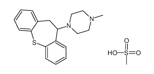 1-(5,6-dihydrobenzo[b][1]benzothiepin-5-yl)-4-methylpiperazine,methanesulfonic acid Structure