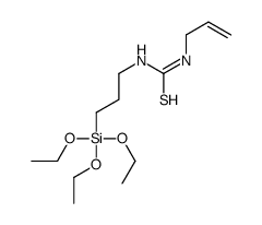1-allyl-3-[3-(triethoxysilyl)propyl]thiourea结构式
