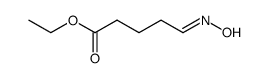 ω-Oximino-valeriansaeure-aethylester结构式